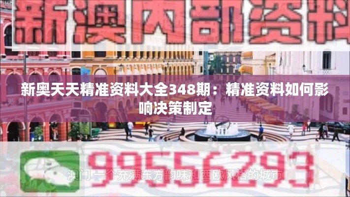 新奥天天精准资料大全348期：精准资料如何影响决策制定