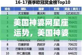 美国神婆网星座运势独家解析揭秘未来运势走向