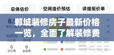 郸城装修房子最新价格一览，全面了解装修费用！